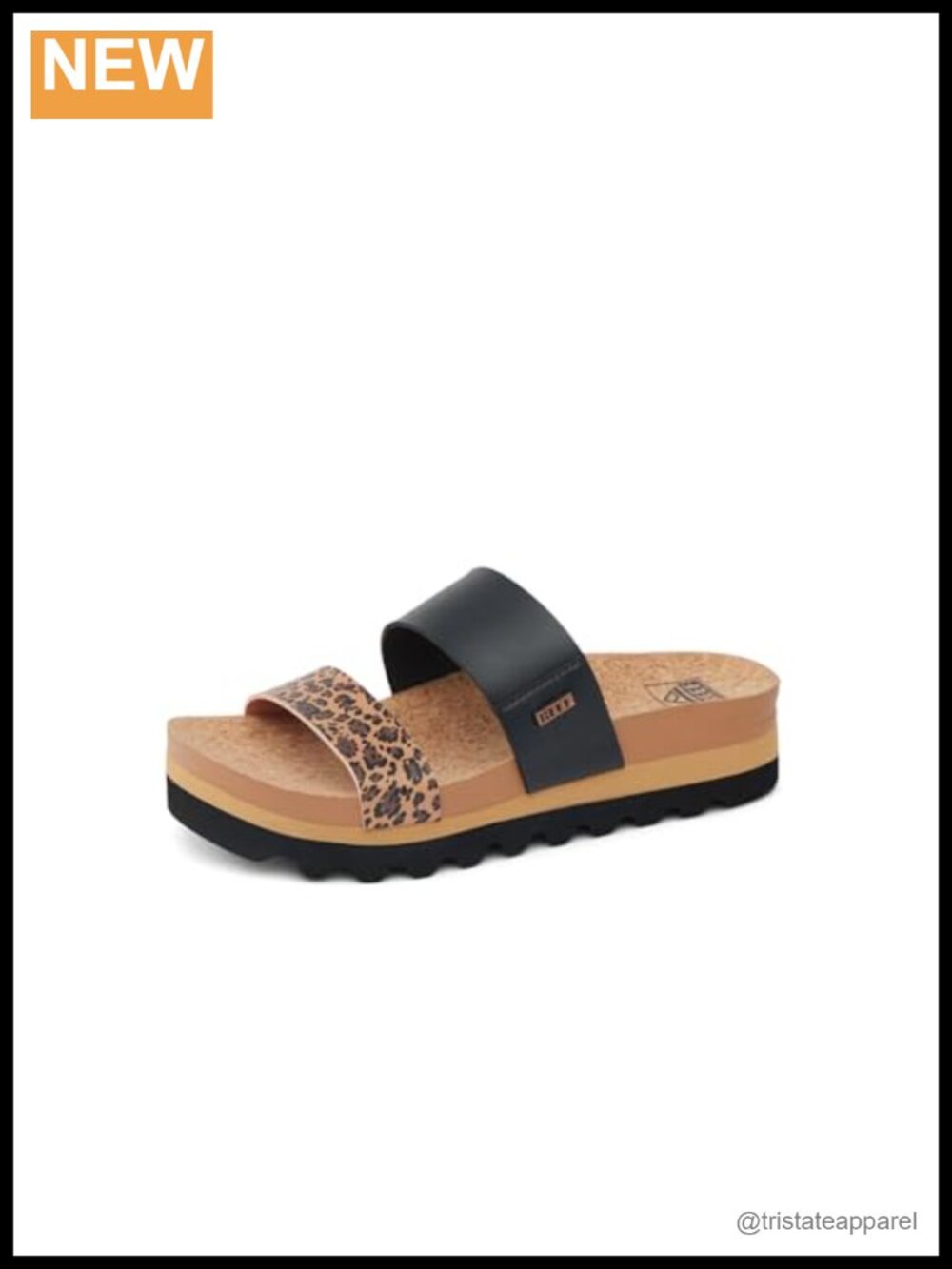 Platform Slide Sandal with Arch Support and Cushion Footbed